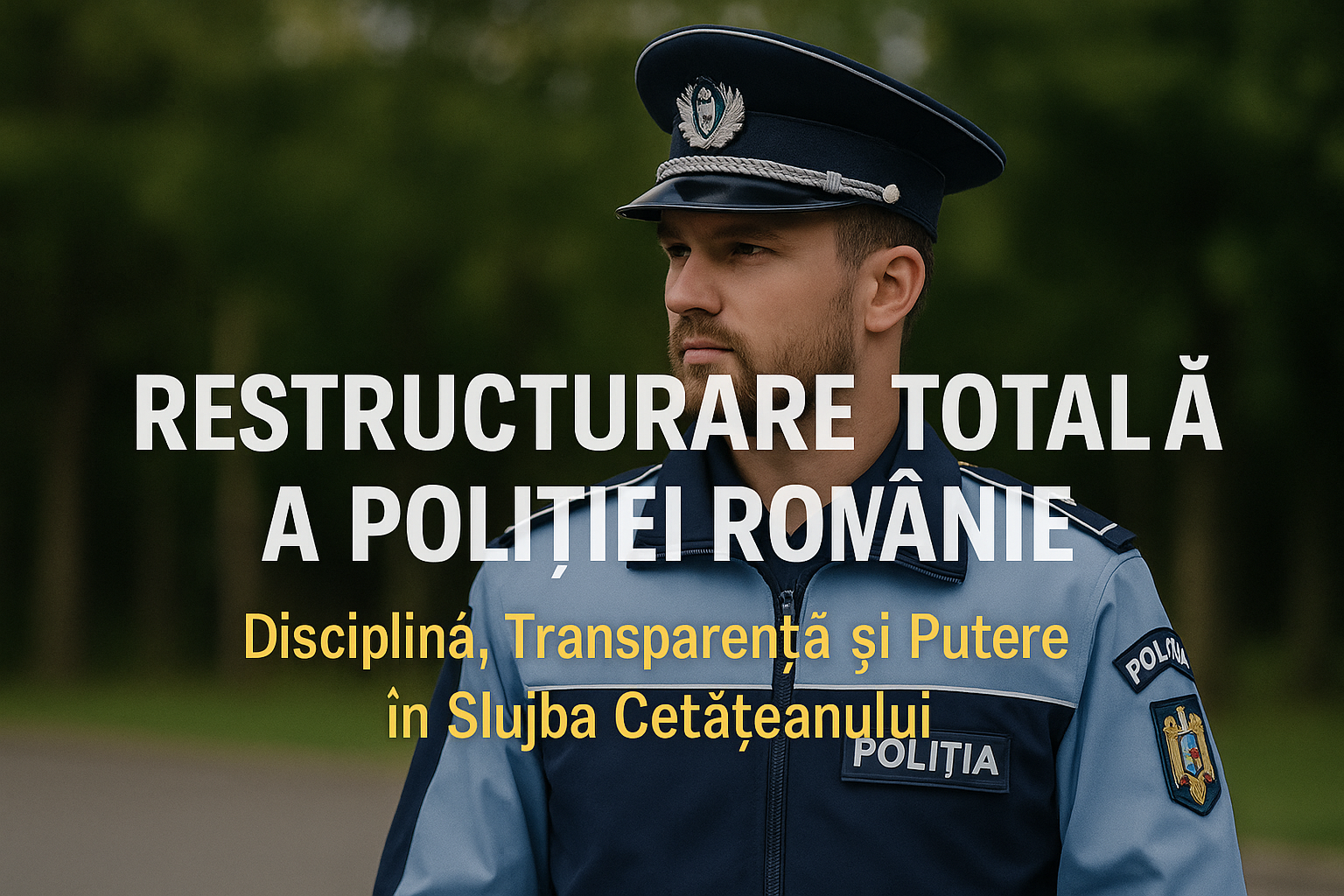 restructurarea totala a politiei romane